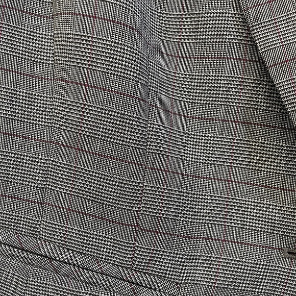 Le Suit One Button Jacket Black White Pink Stripes Women’s 12 NWT - Picture 5 of 8